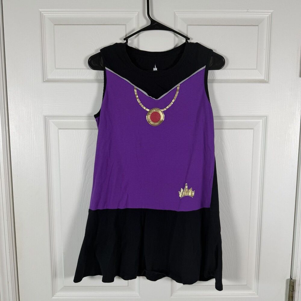 Disney Parks Evil Queen Dress Womens Medium Snow White Villains Purple Costume
